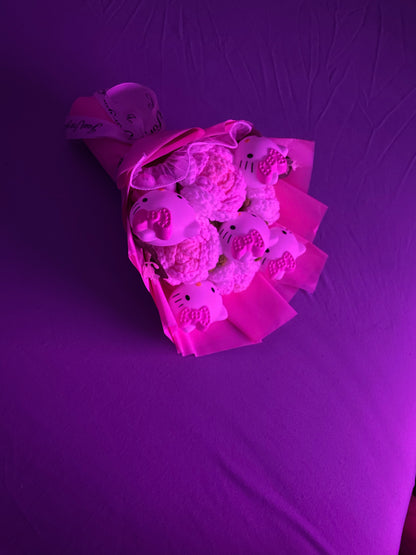 Hello Kitty Knitted Flowers Bouquet