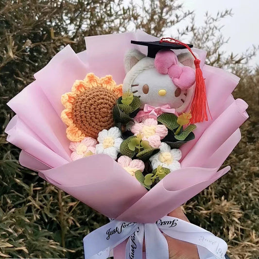 Hello Kitty Sunflower Bouquet - Graduation Edition